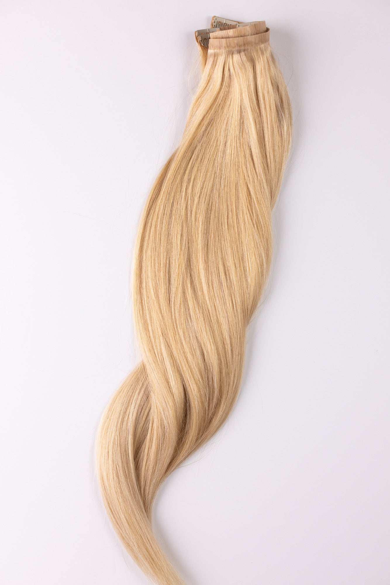 Human hair 2024 extensions golden blonde