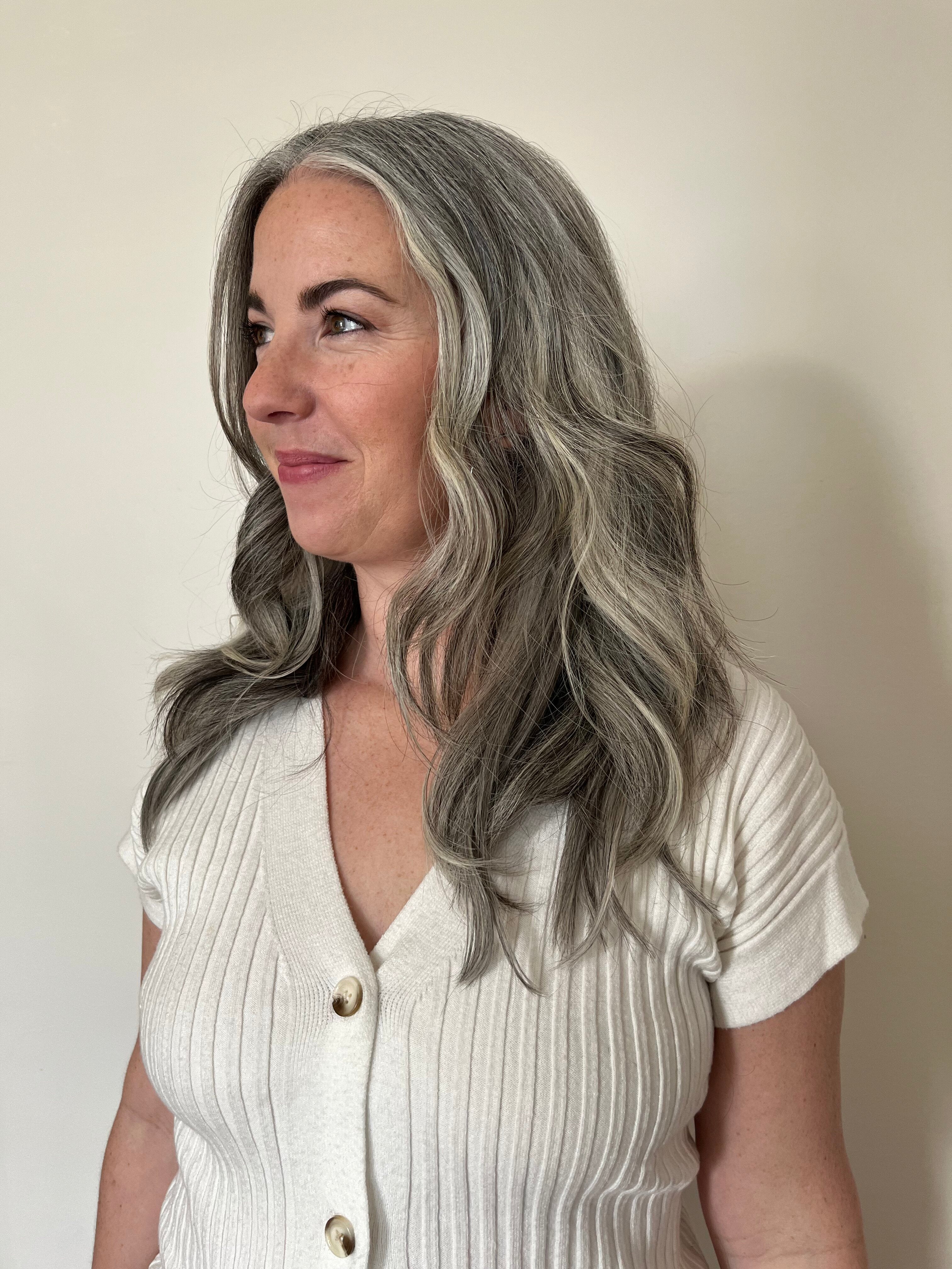 how-we-make-gray-hair-shiny-silver-bfb-hair-bfb-hair